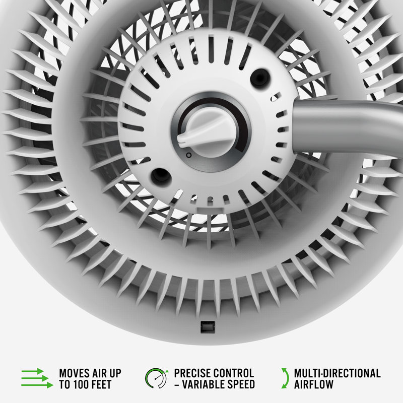 Vornado White Energy Smart Floor Air Circulator Fan