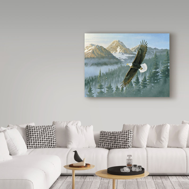 Berrien «Soaring Eagle», impression sur toile tendue, H 14 po x l 19 po x P 2 po