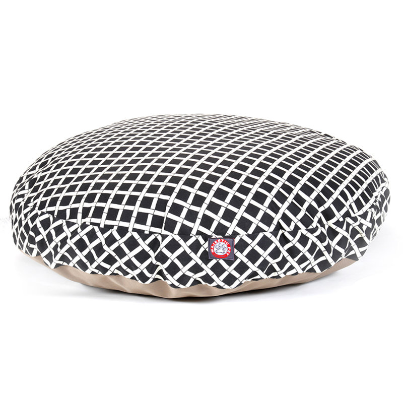 Coussin Bamboo, Noir, Grand (l 42 po x P 42 po x H 5 po)