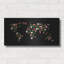 Winston Porter «Christmas Map» par Mark Ashkenazi, art mural en métal-77118384
