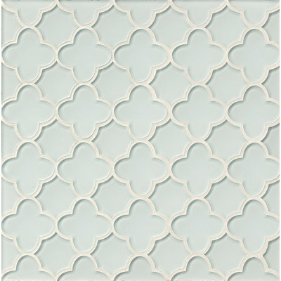 Carreau de mosaïque murale en verre 12,38 po x 12,38 po La Palma