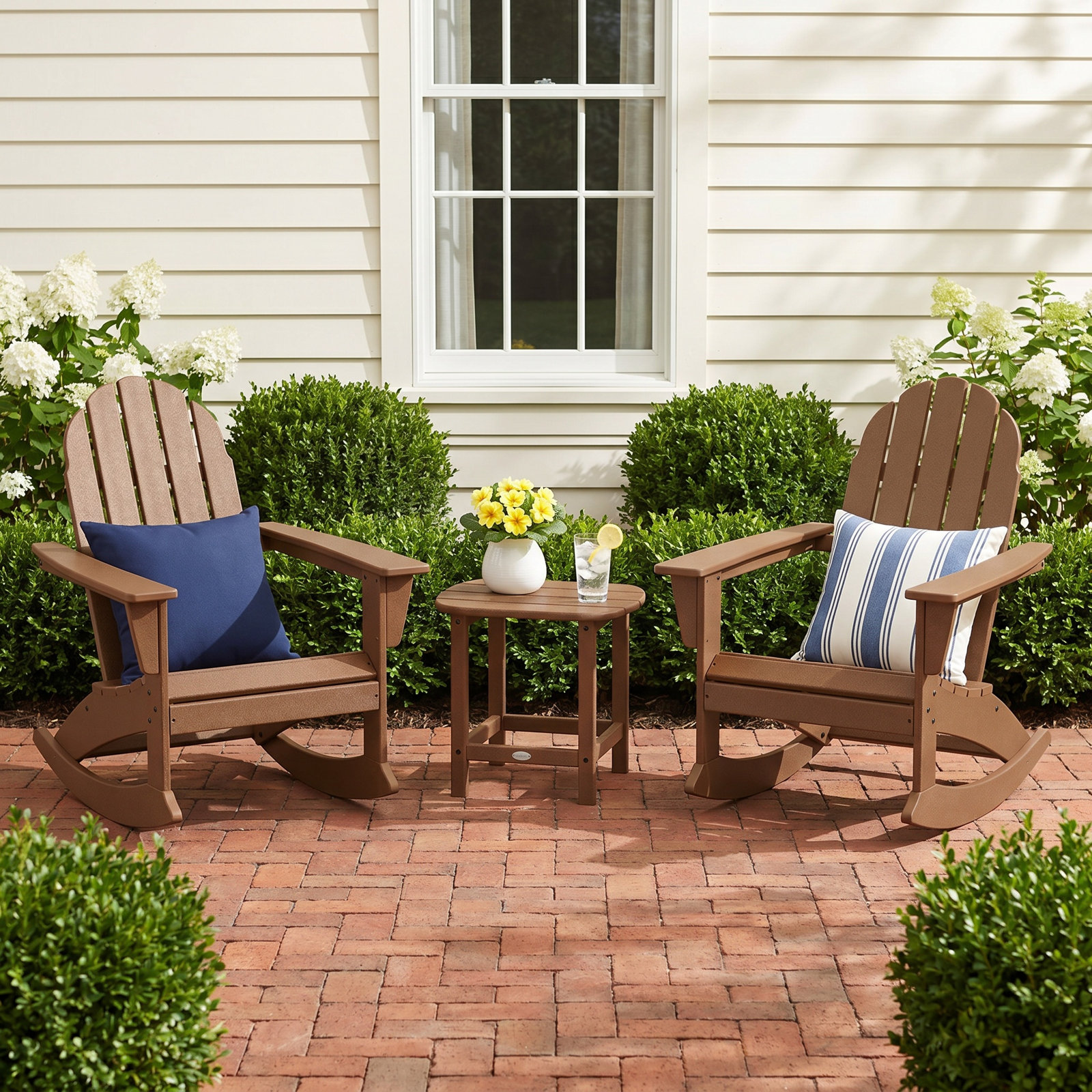 POLYWOOD® Vineyard 2-Person Patio Seating Group, White