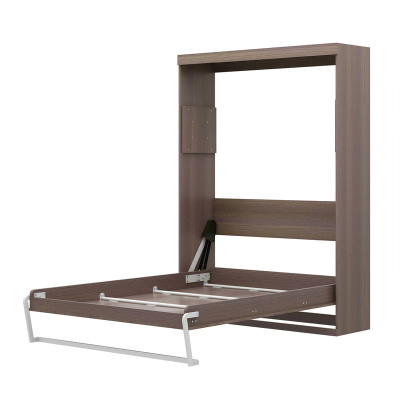 Full Size Murphy Bed, Gray