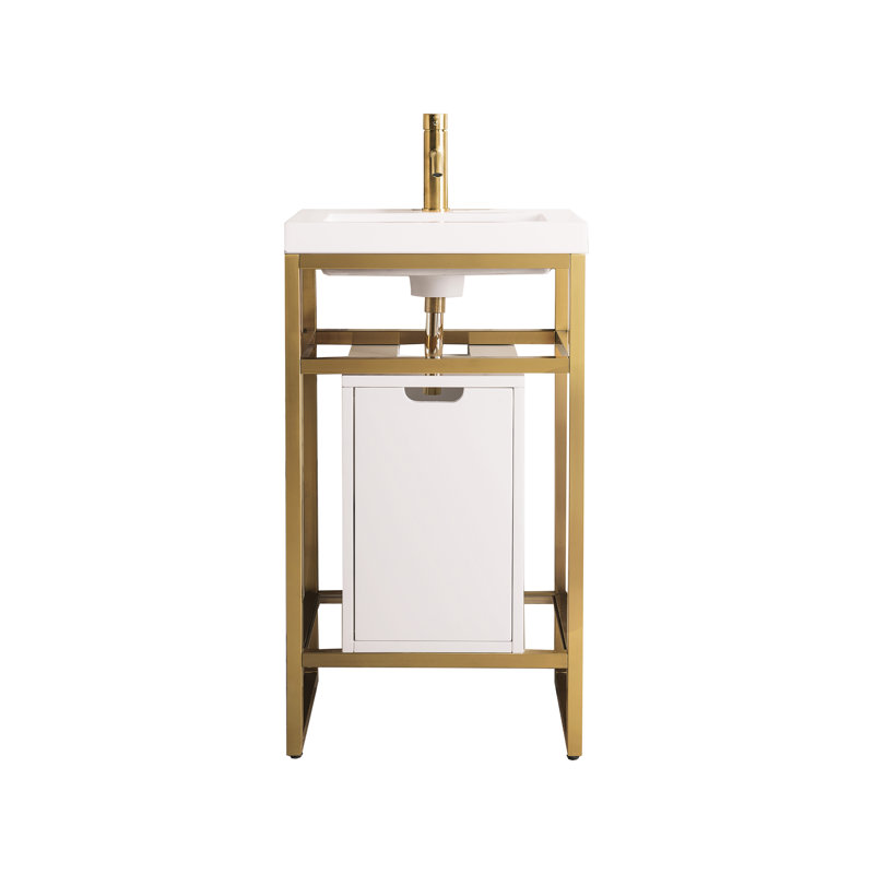 Boston 20'' W Single Vanity, Radiant Gold