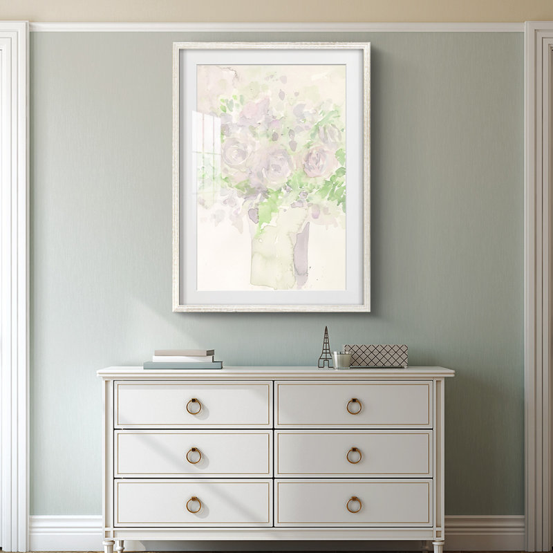 Amboise - toile tendue avec châssis, H 28,5 po x l 20,5 po, Blanc