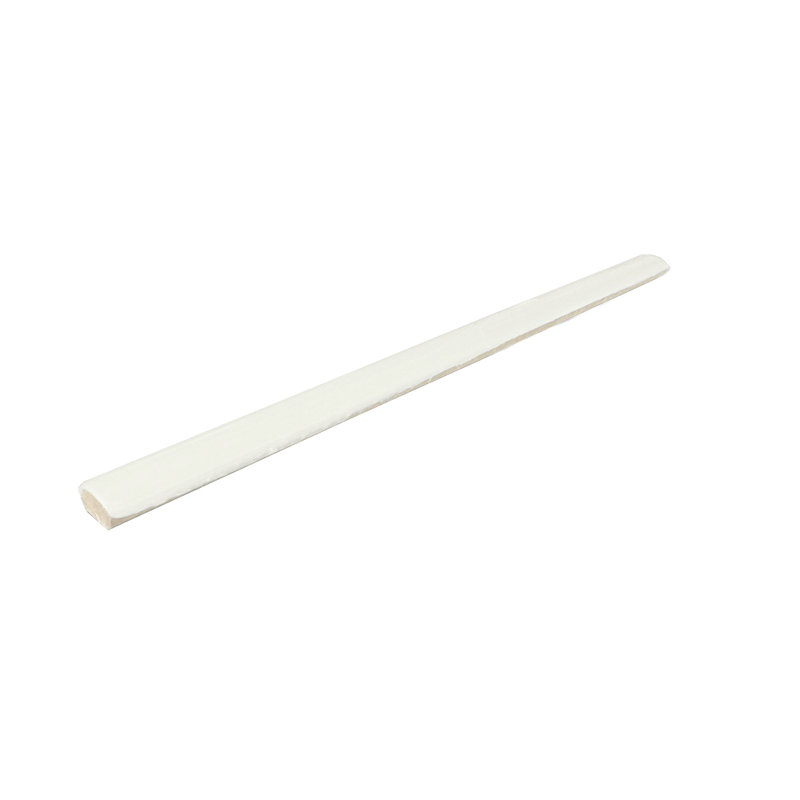Garniture de rideau 0,5 x 8,5 po, Blanc