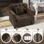 Canapé Chesterfield 41,3 po Mid-Century-820806613