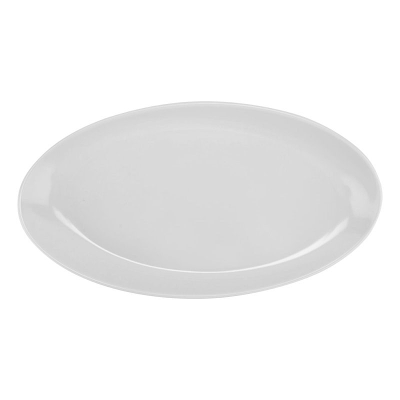 Le GE Plateau ovale en mélamine, 15 po x 8 po, Blanc
