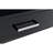 Black High Gloss and Chrome Writing Desk with USB Port-557896755