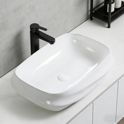 24" Modern Bathroom Vessel Sink Basin