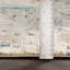 Tapis beige à motif abstrait Aleksander-451081645