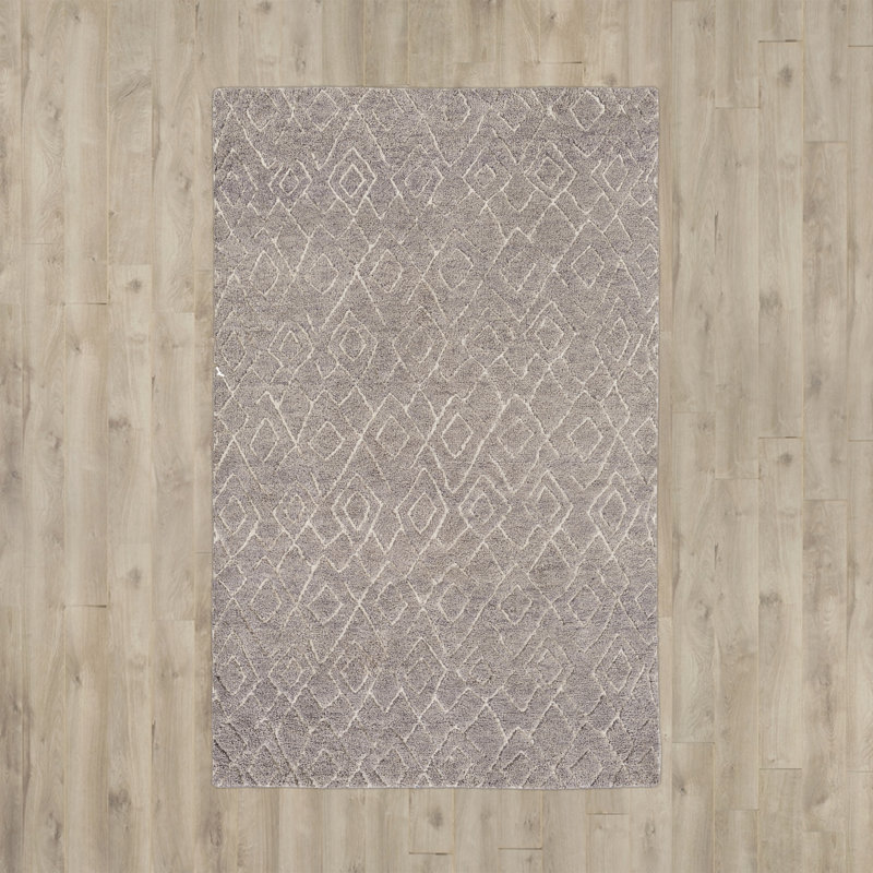 Westhought Wool Geometric Indoor Rug, Rectangle 2' x 3'