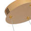 1-Luminaire suspendu transparent en fer à DEL à intensité variable