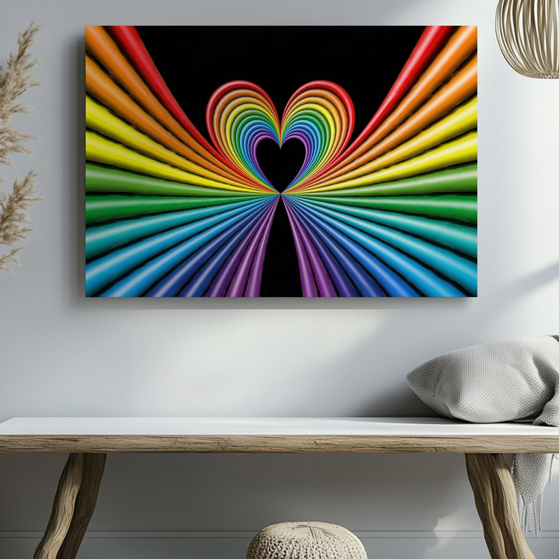 Reproduction d'art sur toile, "Abstract", H 11 po x l 14 po