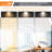 Dimmable White CCT and Wattage Selectable Integrated LED Back-Lit Flat Panel Light