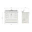 Magnolia Bath Vanity Oval Basin S043SCWOV-1204316323