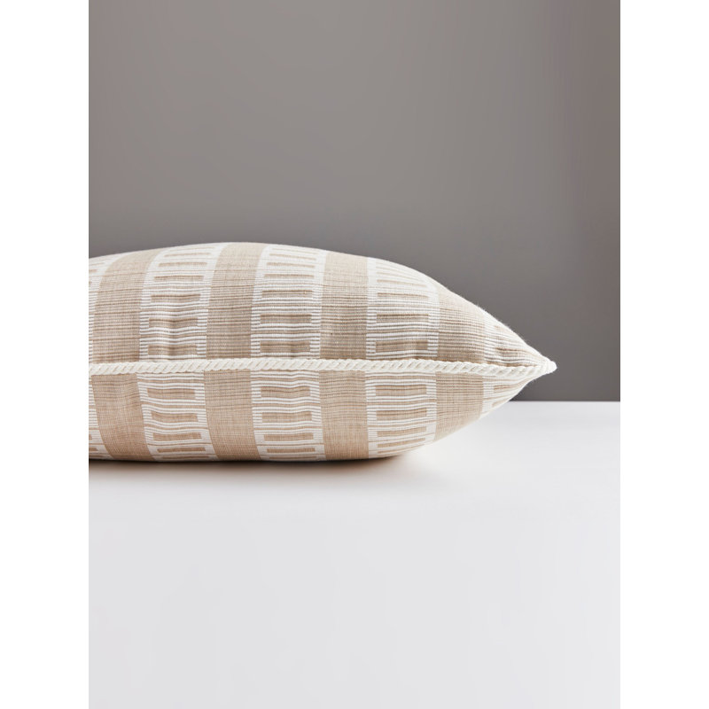Folklore Square Pillow Cover & Insert, Sand Dollar, 22" H x 22" W