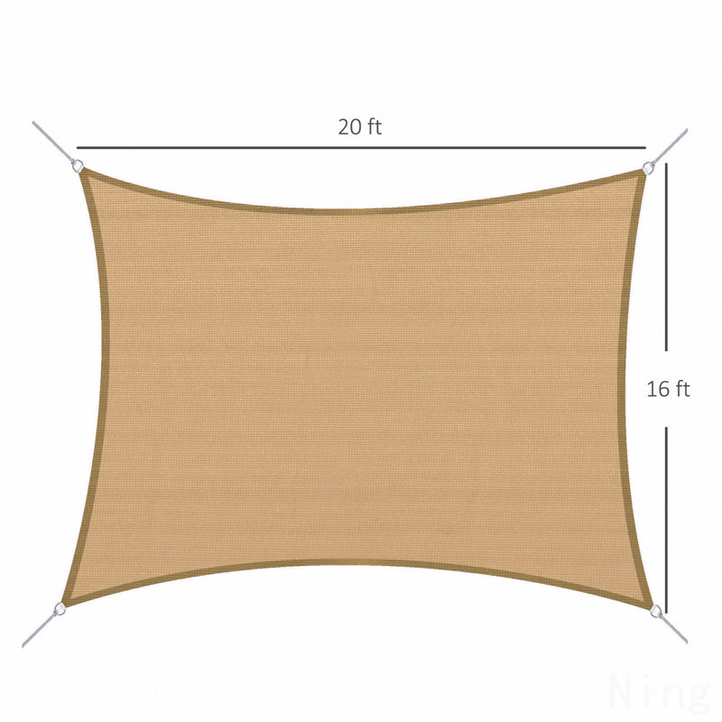 Toile d'ombrage pour auvent Sun