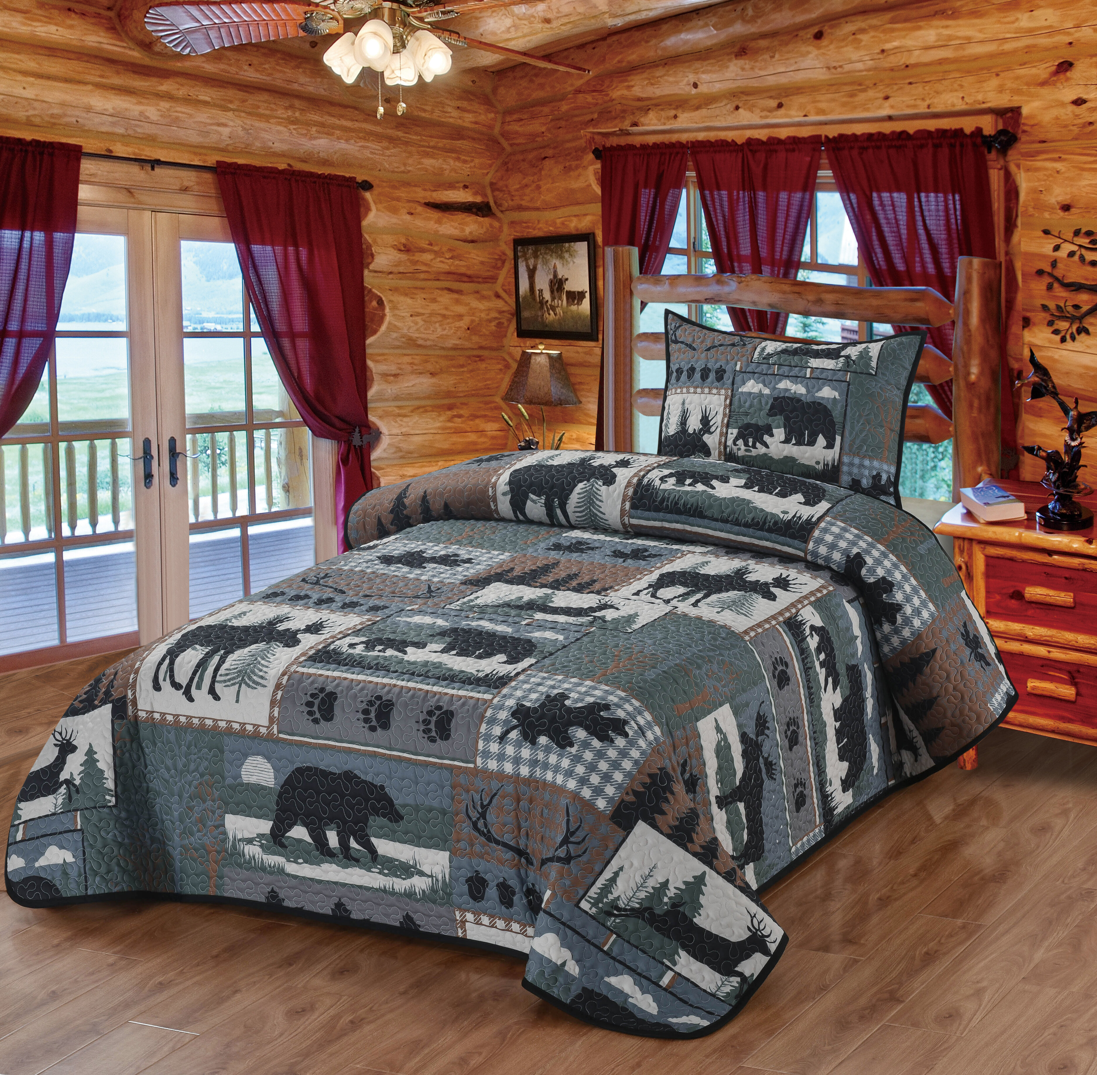 https://assets.wfcdn.com/im/02858414/compr-r85/1575/157537444/woodland-forest-patchwork-plaid-nature-wild-animal-bear-moose-themed-decorative-quilt-bedding-set.jpg