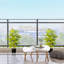 60 cm H Faux Bamboo Tree Plant in Cement Freestanding  Planter