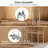 Pull Out Spice Rack Organizer For Inside Cabinet, Slide Out Chrome Spice Organization For Cabinet, Easy To Install Seasoning Organizer For Kitchen Organizers And Storage