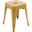 Counter Stool Set Of 4,18" Industrial Stackable Metal Bar Stools, Backless Metal Dining Chairs For Indoor Outdoor Kitchen Classroom-1236010540-1213110264