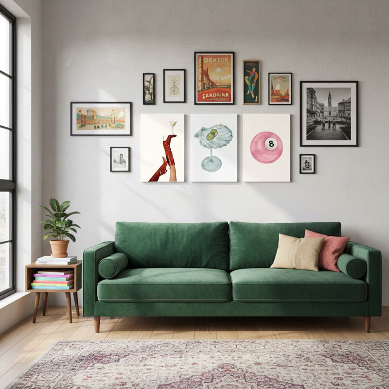 3 Piece No Frame Print on Canvas