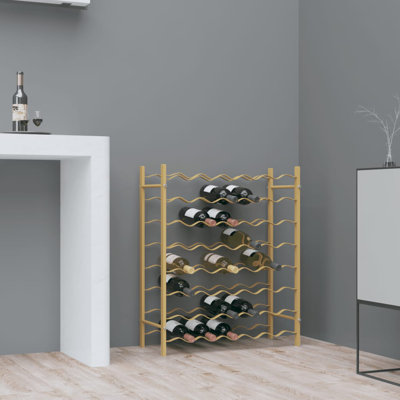 Clora 36 Bottle Floor Wine Bottle Rack
