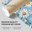 «Floral Daisy Flowers», reproduction d'art moderne sans cadre