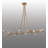 12 - Light Dimmable Modern Linear Chandelier