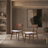Aurora Small Space Corner Dining Room Set, Solid Wood With Upholstered Seating-1747806696