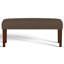 Banc d'appoint 44 "de large avec pieds solides, tabouret de hall d'entrée-1734264783