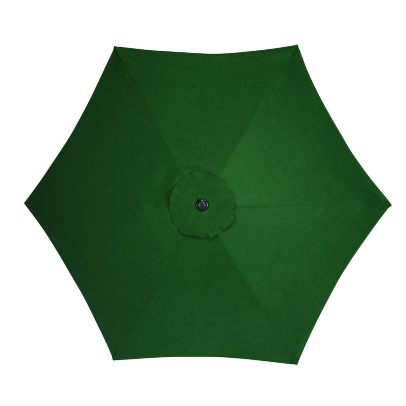 Parasol de marché 9' inclinable patio Barney, vert