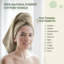 Ensemble de 6 serviettes de bain en coton avec 2 serviettes de bain et 2 débarbouillettes Biron-610149304
