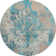 Premium Machine Washable Prisco Teal Rug