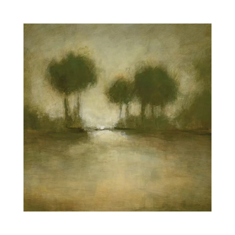 Golden Valley II by Randy Hibberd - Wrapped Canvas Painting, 30.48 cm H x 30.48 cm W
