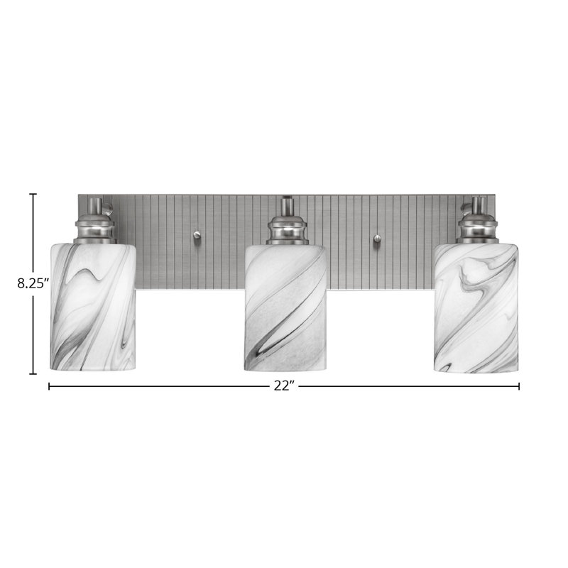 Éclairage pour meuble-lavabo à 3 lumières Gulsana
