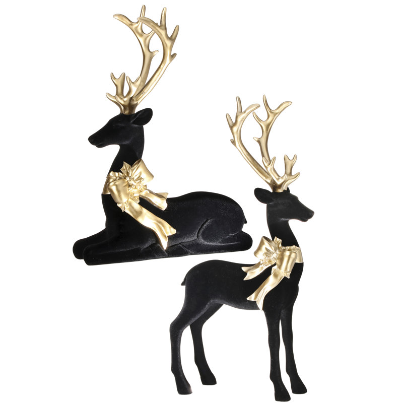 Statue de cerf en résine 