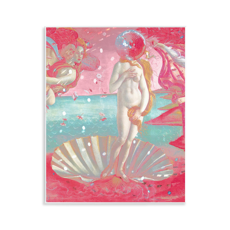 Chromatic Disco Venus & Clamshell Wall Plaque, design by Lil' Rue