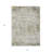 3' X 5' Taupe Light Yellow And Ivory Abstract Washable Indoor Outdoor Area Rug