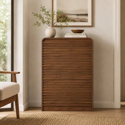 Commode cannelée à 5 tiroirs de 31,3 pouces