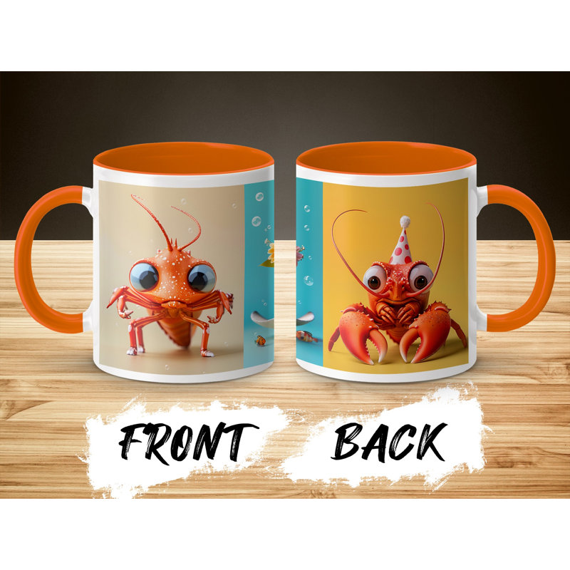 Ceramic Coffee Mug, Orange