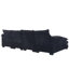 Quatre places avec chenille, structure en bois massif, éponge élastique, convient aux courts combinés en chenille en U, pratique et confortable-807884039