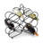 Jessica Wine Bottle Rack in Black