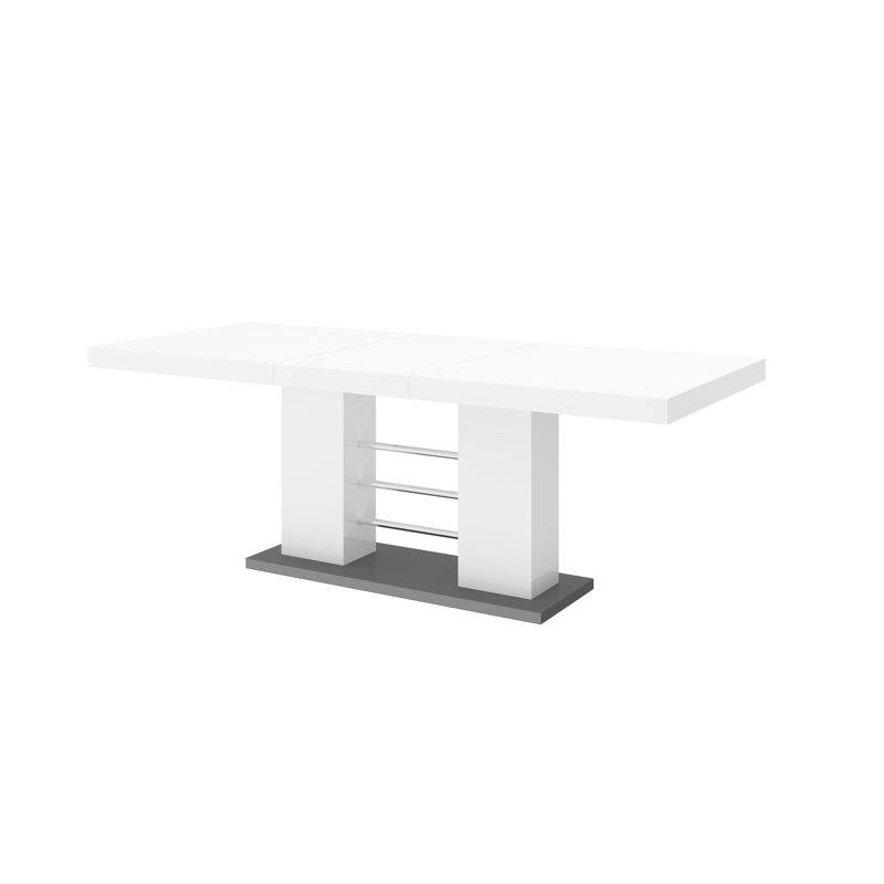 Mirayah Extendable Dining Table, White