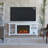 Penrose 58" TV Stand with Slim Electric Fireplace by Real Flame-71608557