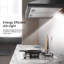 60cm 3-Speed Stainless Steel Wall Mounted Chimney Range Hood With LED Light-121450856