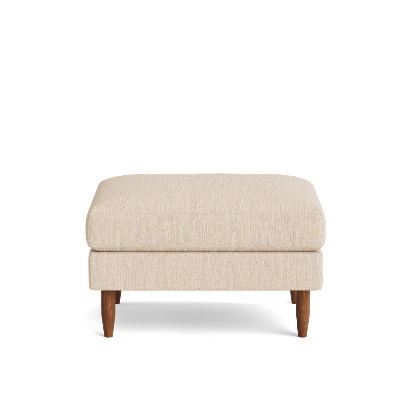 Skinny Fat Ottoman, Performance Weave - Tan