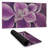 Purple flower closeup - 15.75"x31.50" Desk mat