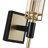 1-Light Wall Sconce With Clear Ribbed Glass
